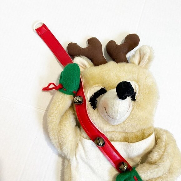 🌷SALE Vintage Hallmark Christmas 1981 Reindeer Card Carrier Collectible - Picture 3 of 12